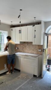 Hacker Systemat kitchen installation
