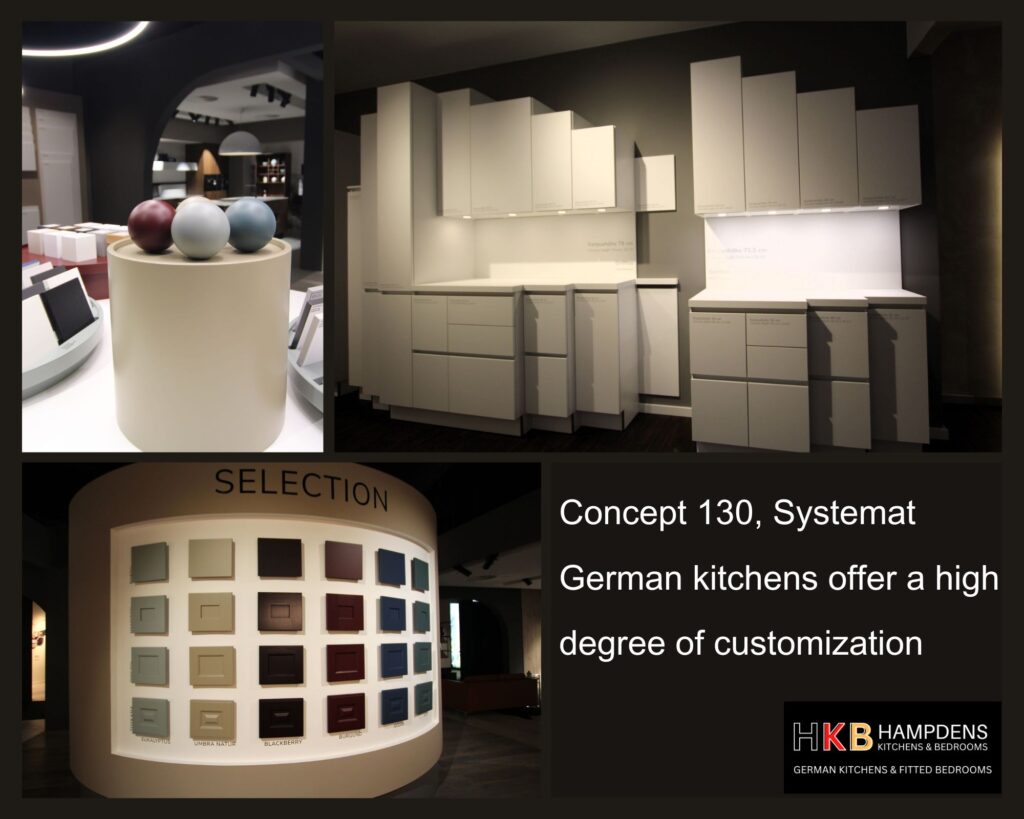 Concept 130, Systemat German kitchens offer a high degree of customization
