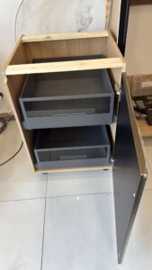 solid wood worktop support base cabinstes HACKER