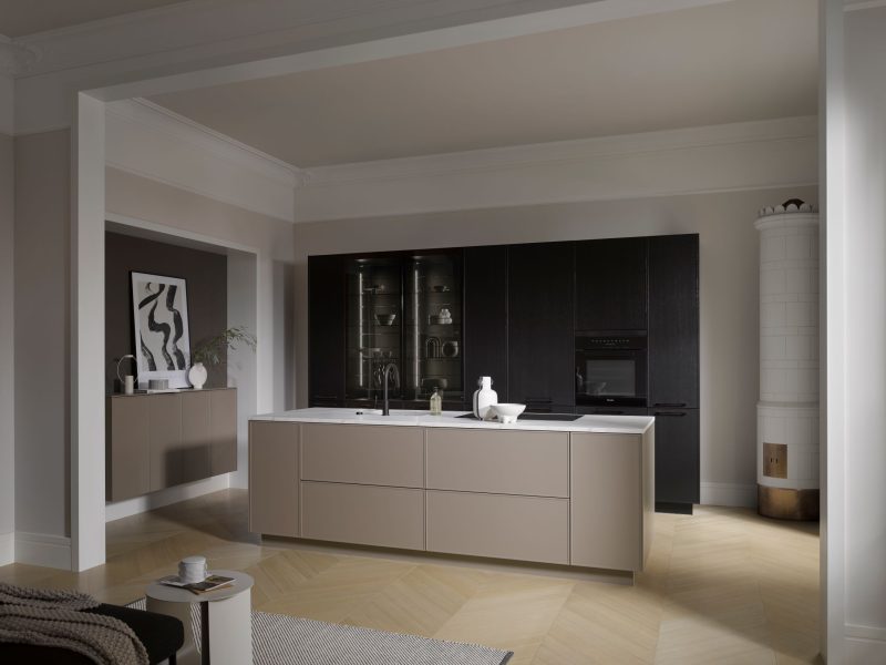 Close-up of Häcker kitchen durable finishes built to resist daily wear and long-term use.