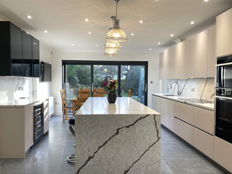 German Kitchen Hacker designed, supplied and installed by Hampdens KB in London