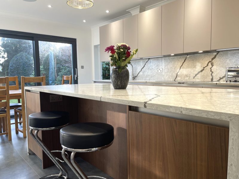German Kitchen Hacker designed, supplied and installed by Hampdens KB in London