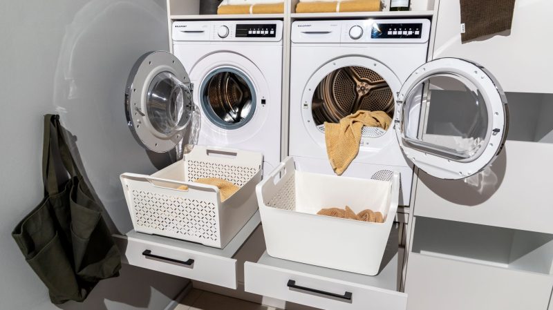 Utility Rooms from Häcker strong, high-quality drawers and cabinets